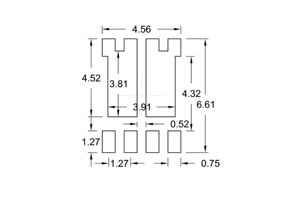 Mechanical Drawing - Taiwan Semiconductor Dual N-Channel Power MOSFETs